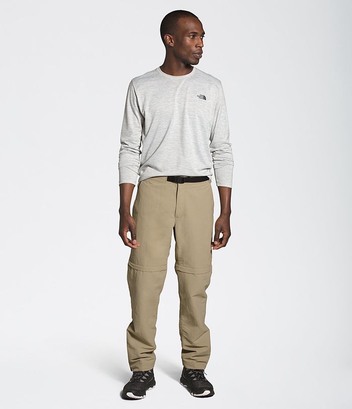 The North Face Mens Pants Paramount Trail Convertible 016IQJXUE - Beige
